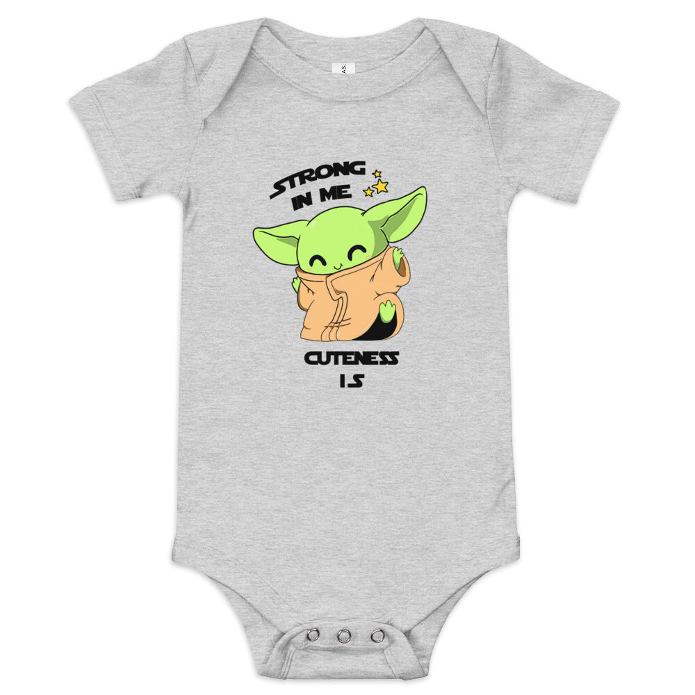 Baby short sleeve Yoda