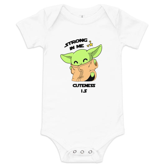 Baby short sleeve Yoda