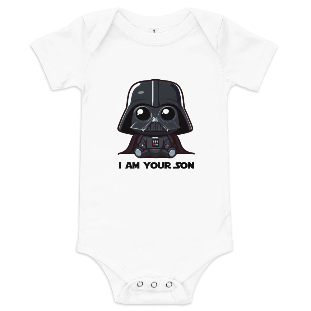 Baby short sleeve one piece Dark Vader