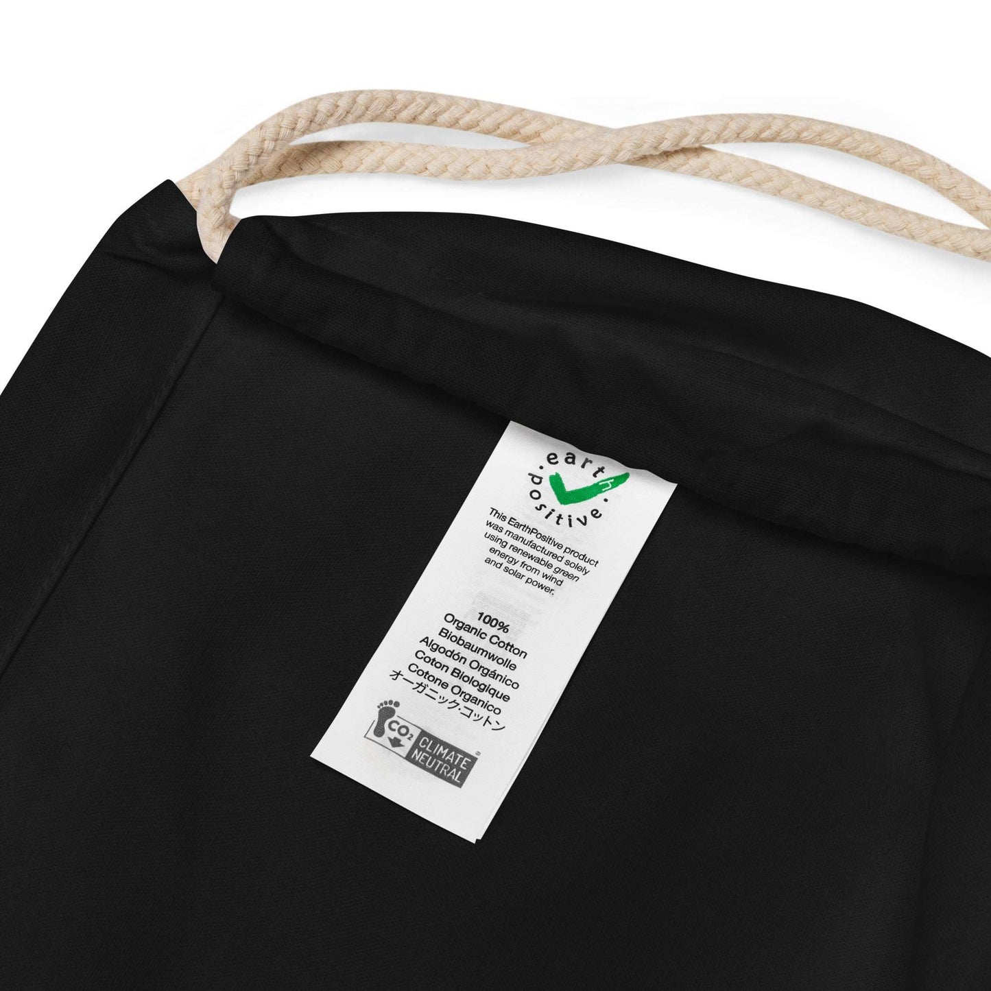 Organic cotton drawstring bag Mulan