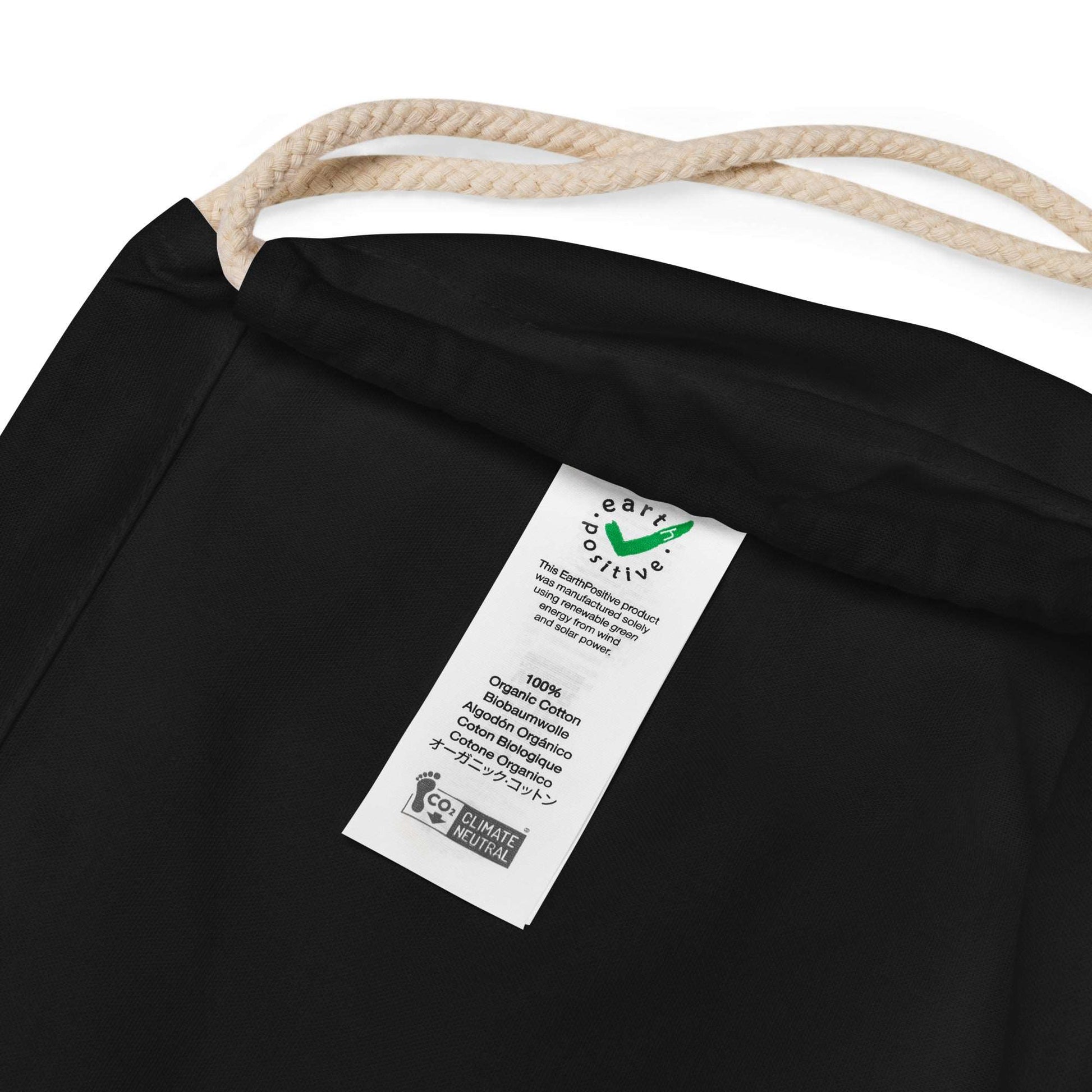 Organic cotton drawstring bag Blancanieves