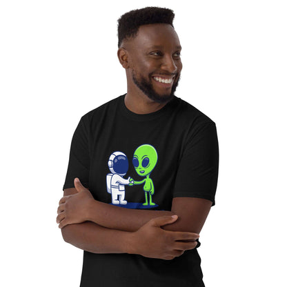 Astronaut and alien, Space T shirt