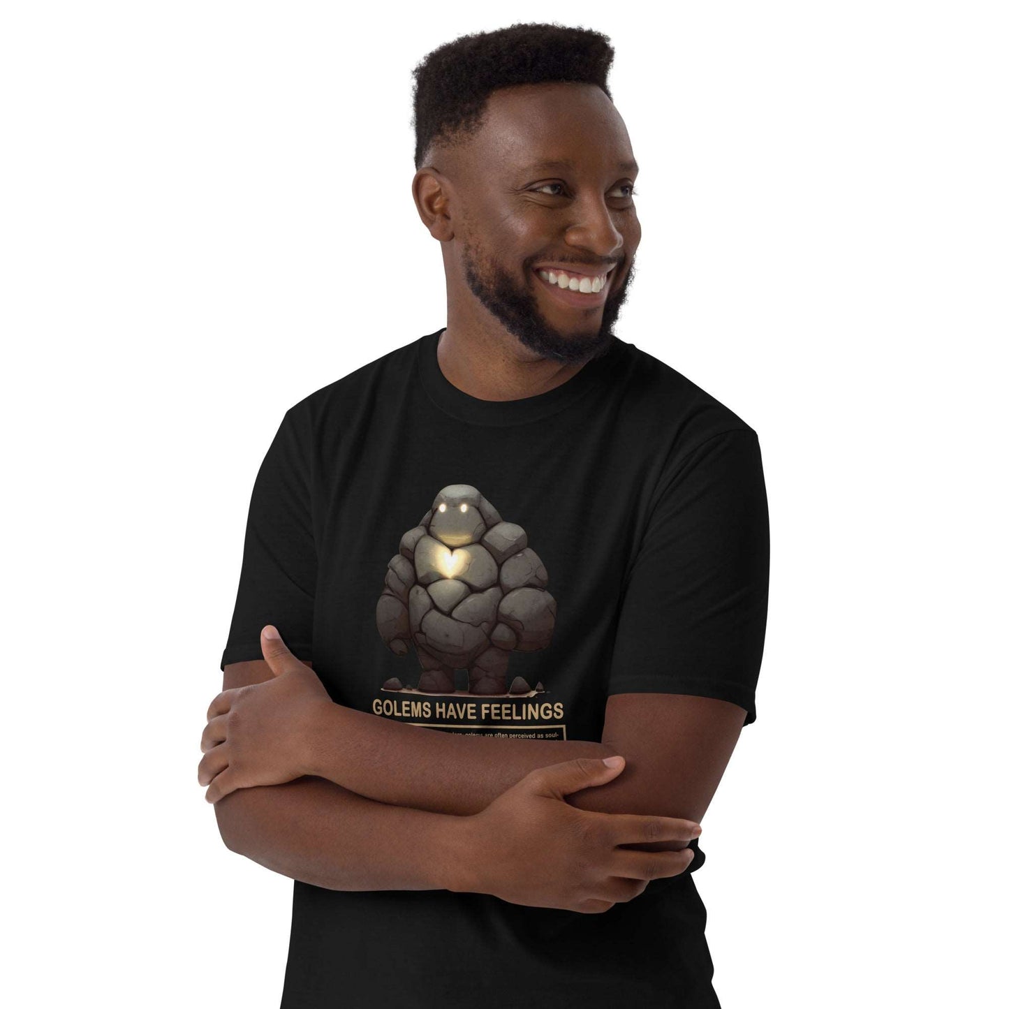 Golems Have Feelings, Heartful Golem T Shirt for Gamers