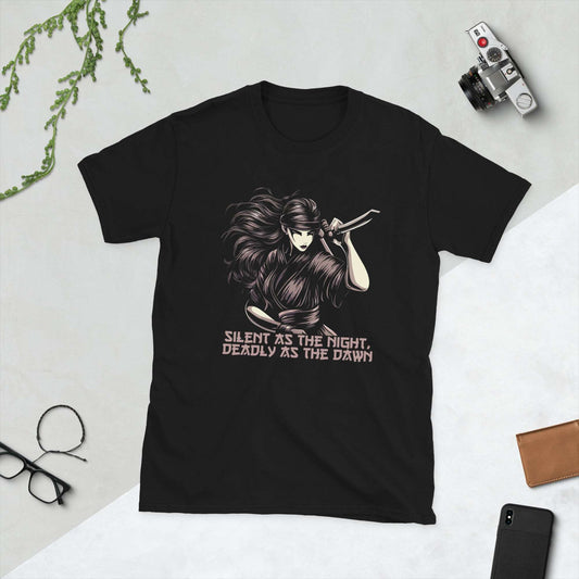 Silent as the Night, Deadly as the Dawn - Samurai Warrior Shirt
