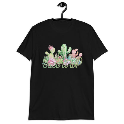 Succ It Up! Succulent Cactus Illustration T Shirt