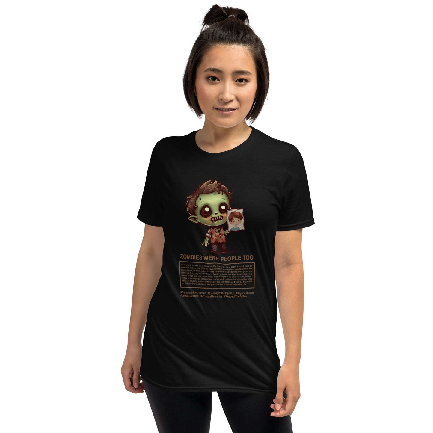 Zombies Were People Too, Empathy-driven T Shirt for Gamers