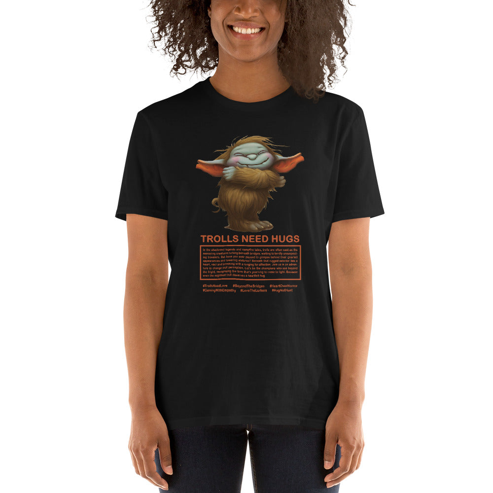 Trolls Need Hugs, Compassionate Troll T Shirt for Gamers