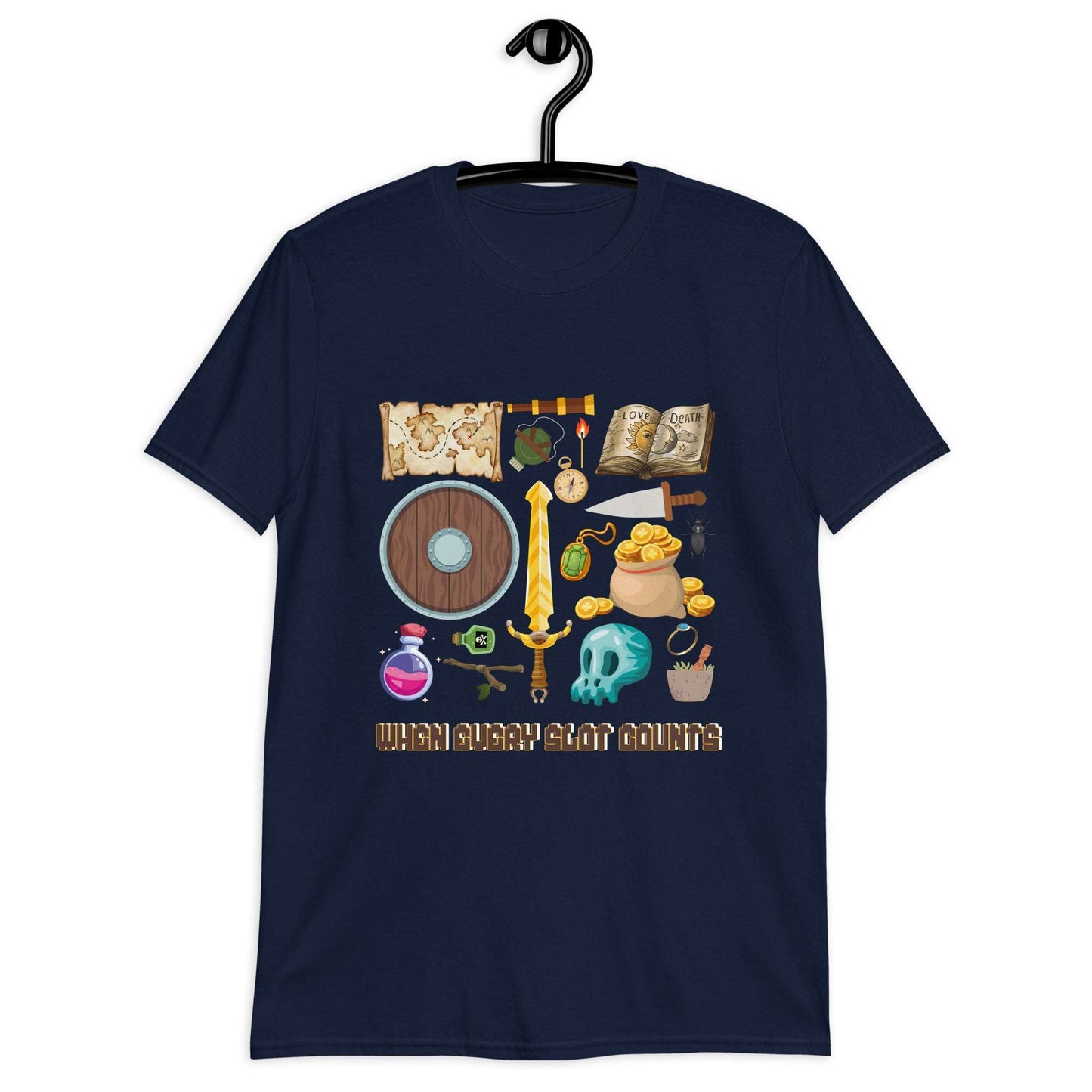 Tetris Inventory, Gamer Fusion T Shirt. Ideal gift for gamers