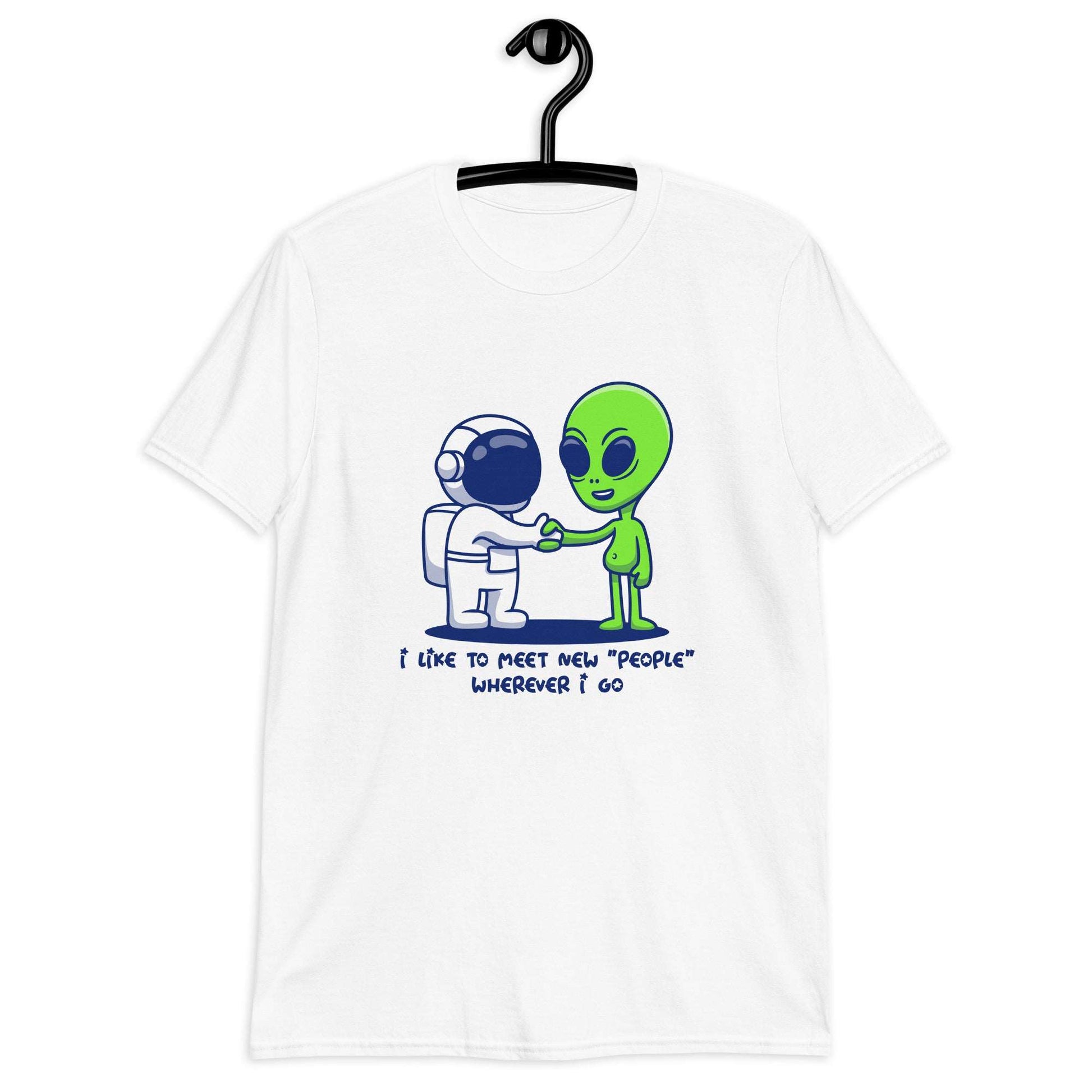 Astronaut and alien, Space T shirt