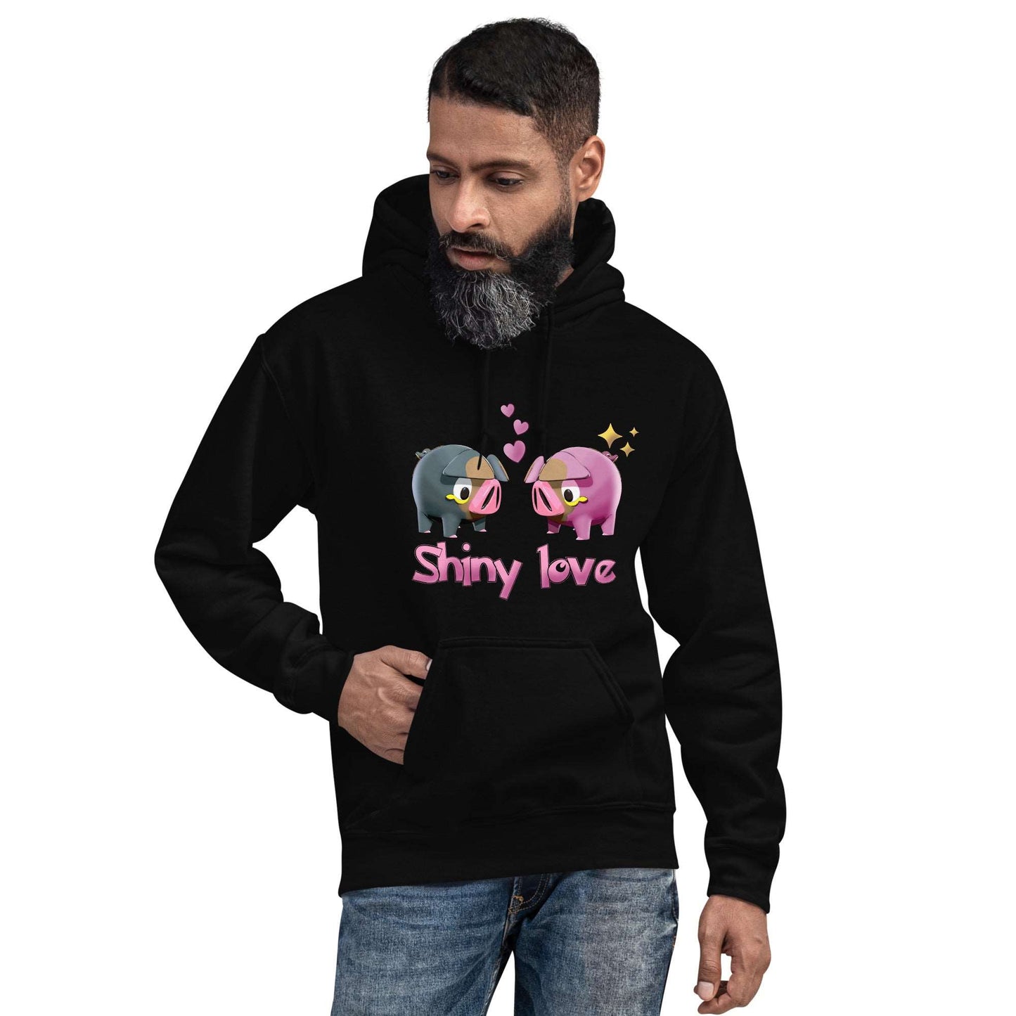 Shiny Love, Lechonk Pokemon Unisex Hoodie