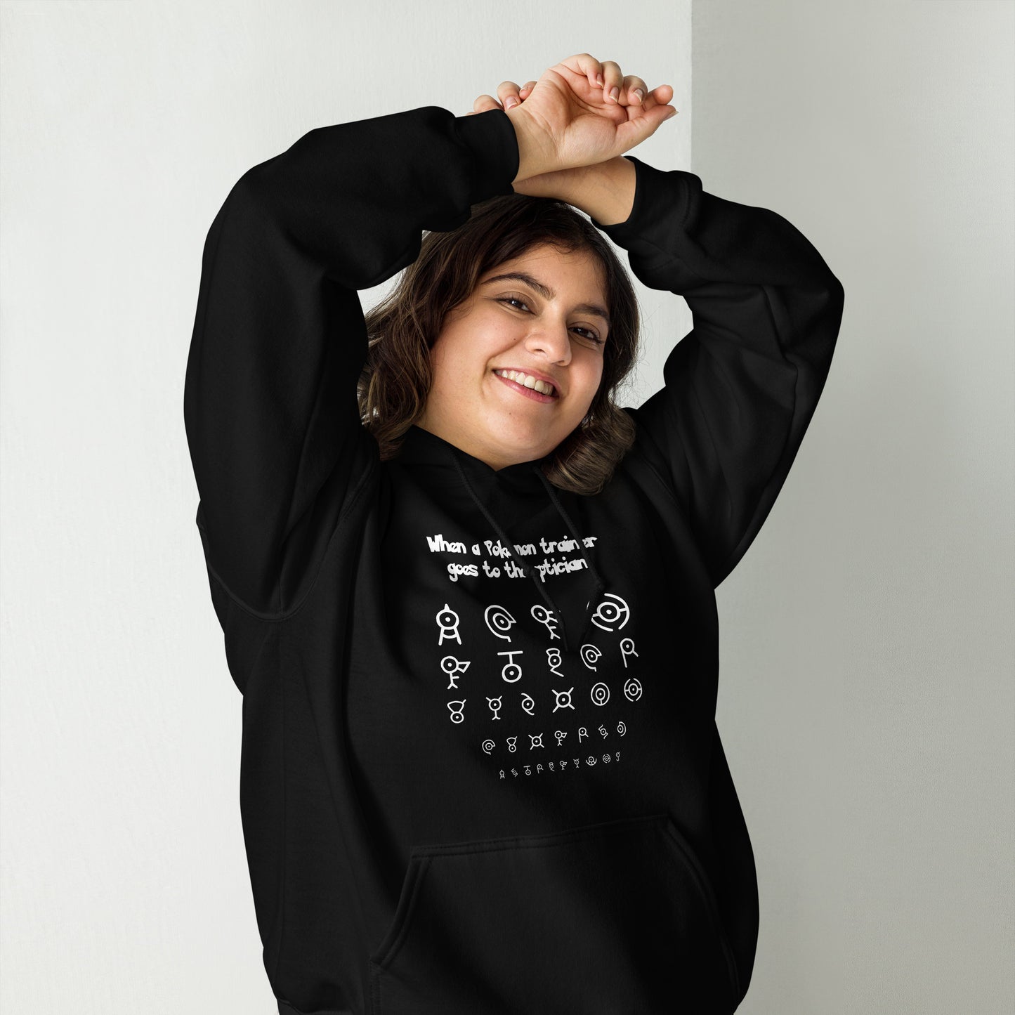Pokémon Optician Quest: Unown Alphabet Unisex Hoodie