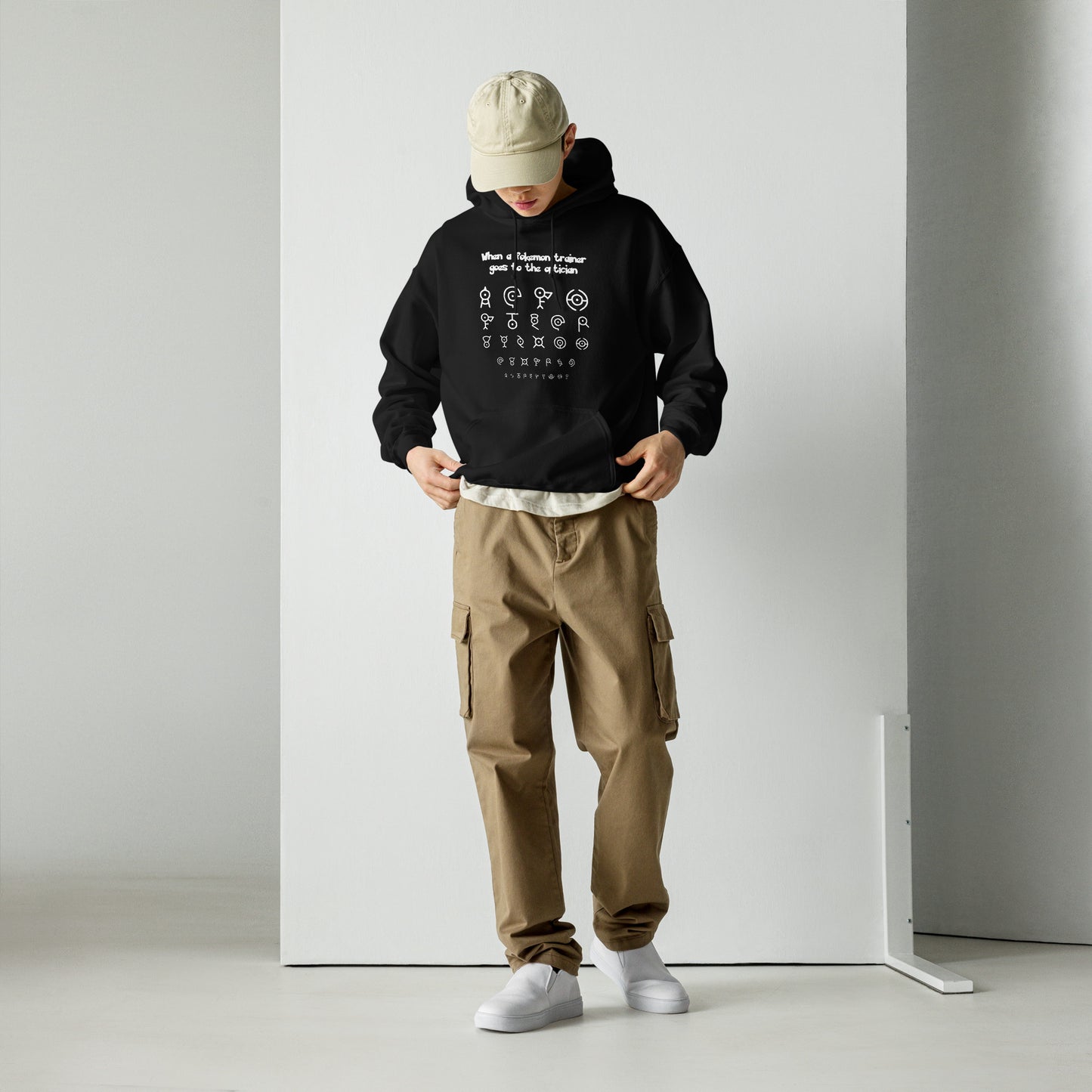 Pokémon Optician Quest: Unown Alphabet Unisex Hoodie