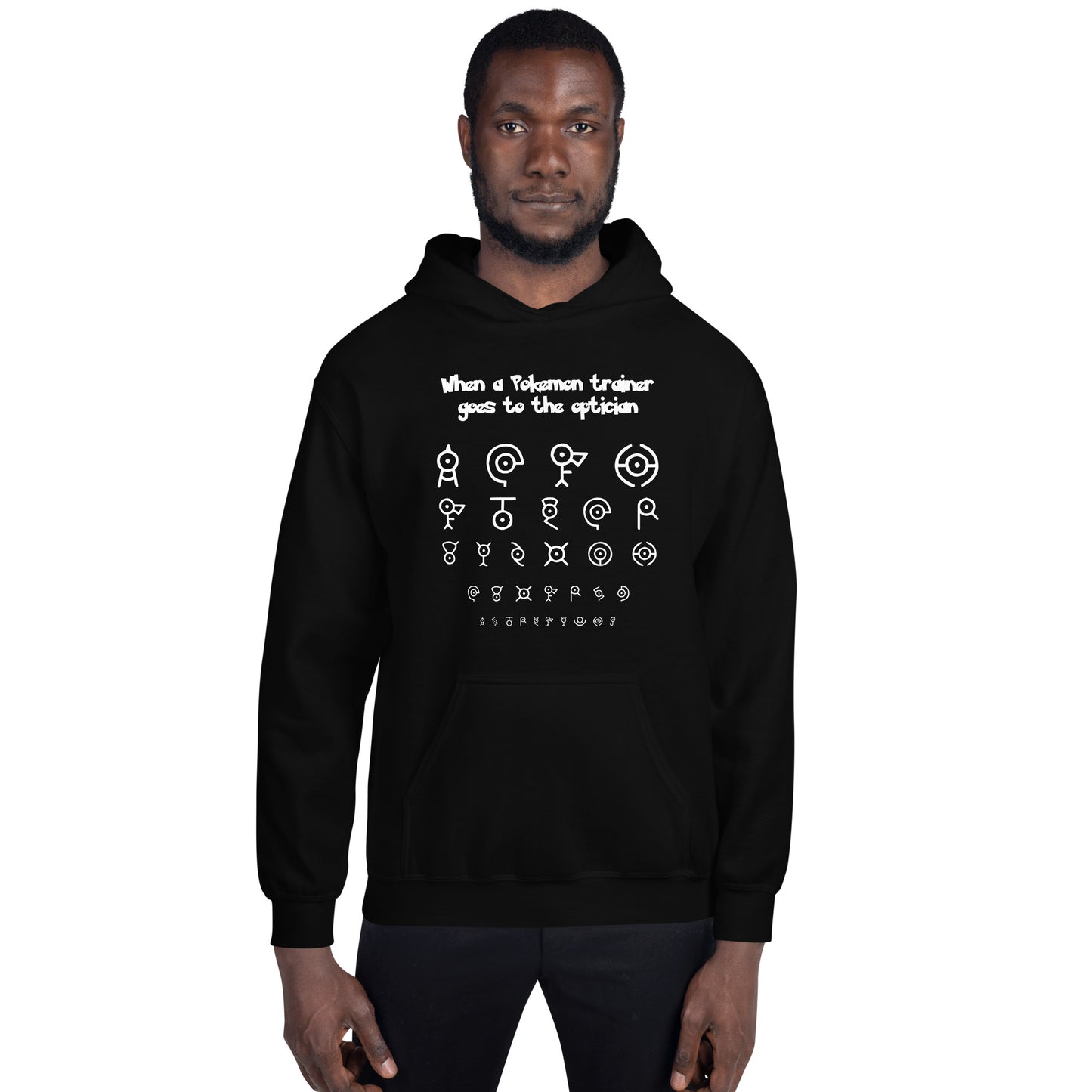 Pokémon Optician Quest: Unown Alphabet Unisex Hoodie