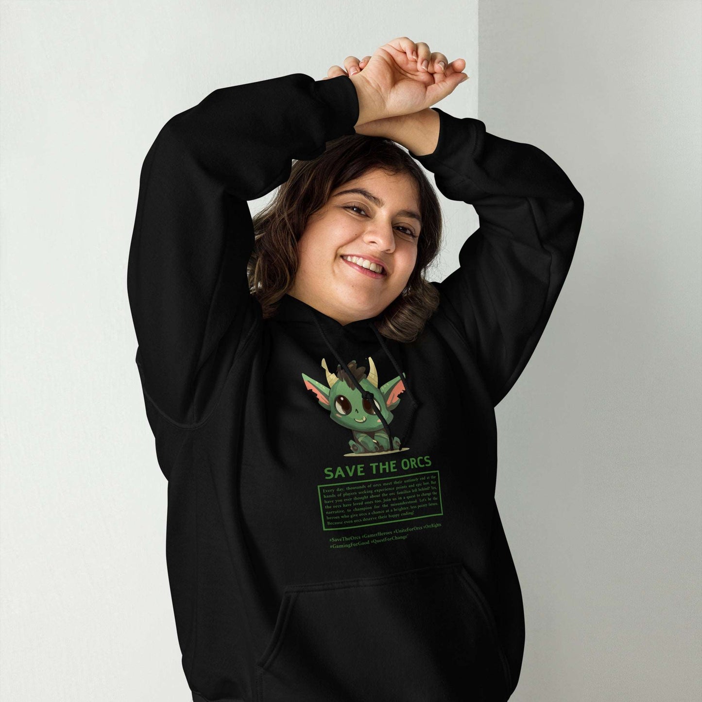 Orc Guardians: 'Save the Orcs' Gaming Hoodie