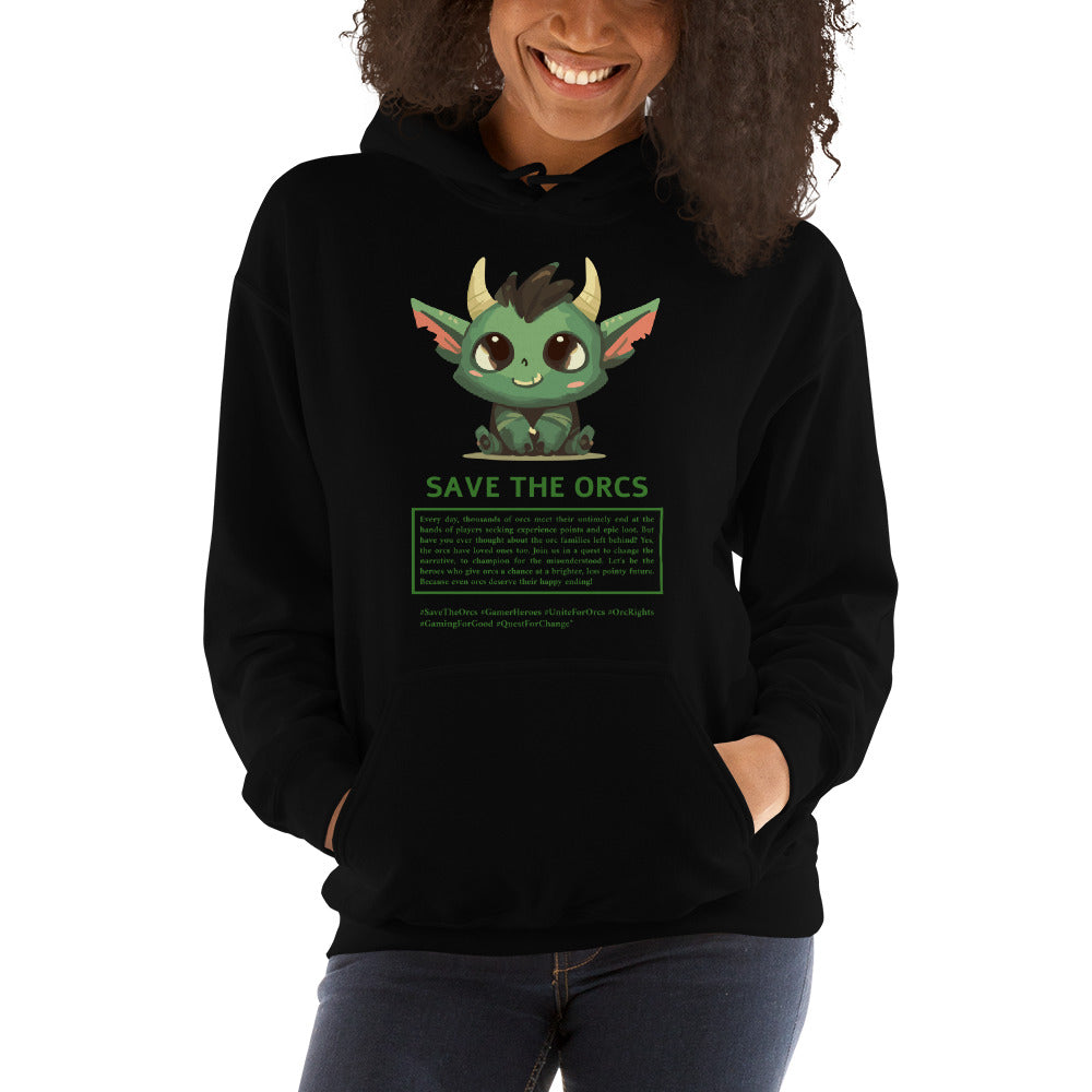 Orc Guardians: 'Save the Orcs' Gaming Hoodie
