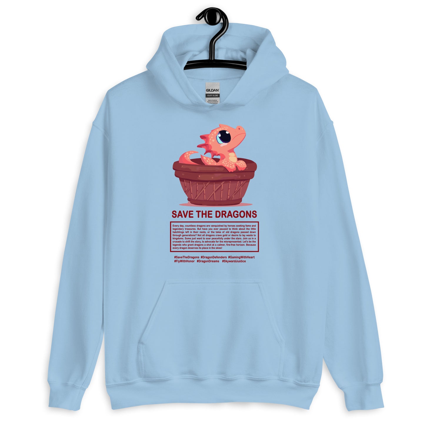 Save the Dragons, Hatchling Advocate Hoodie for Gamers