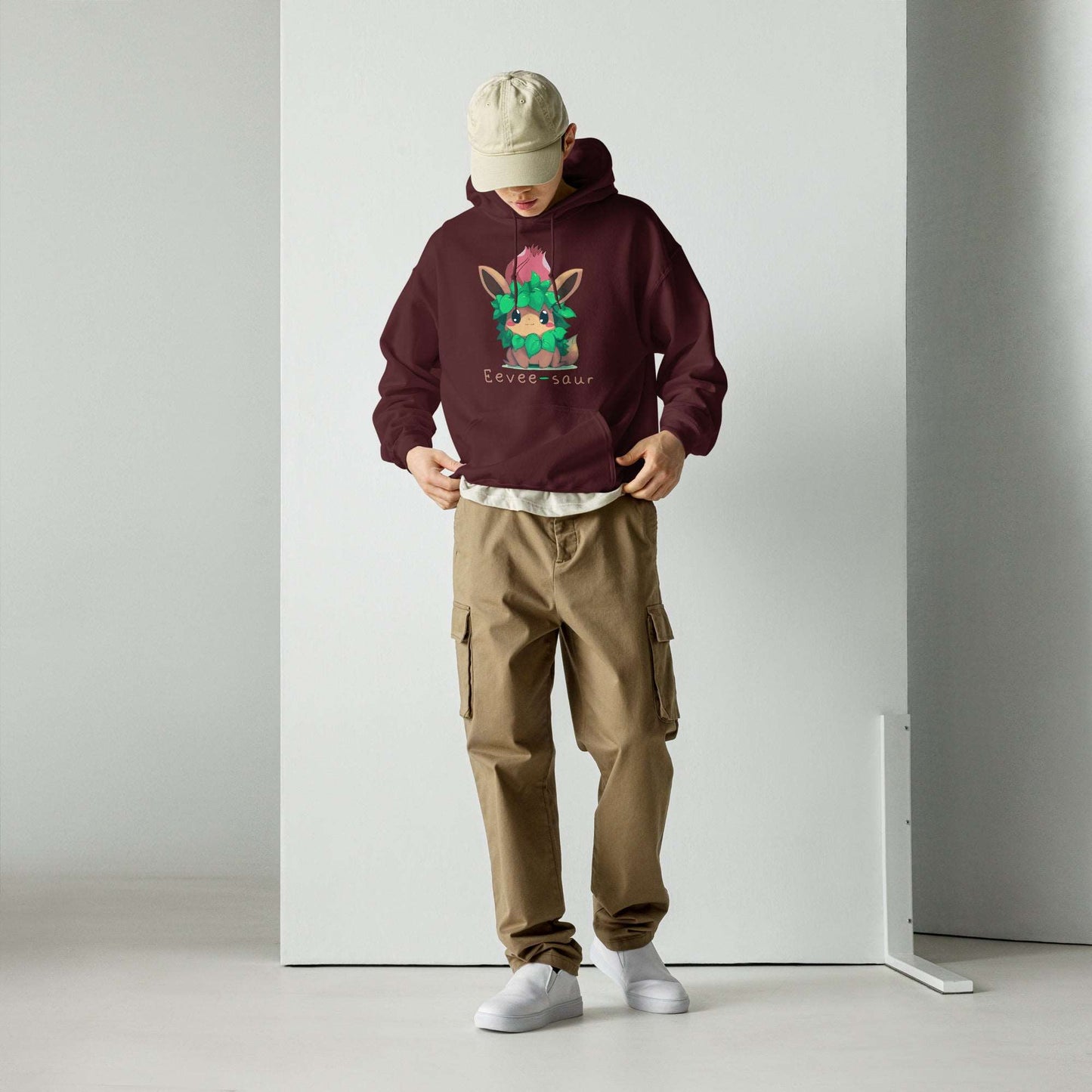 Eevee-saur Transformation: Playful Pokemon Hoodie