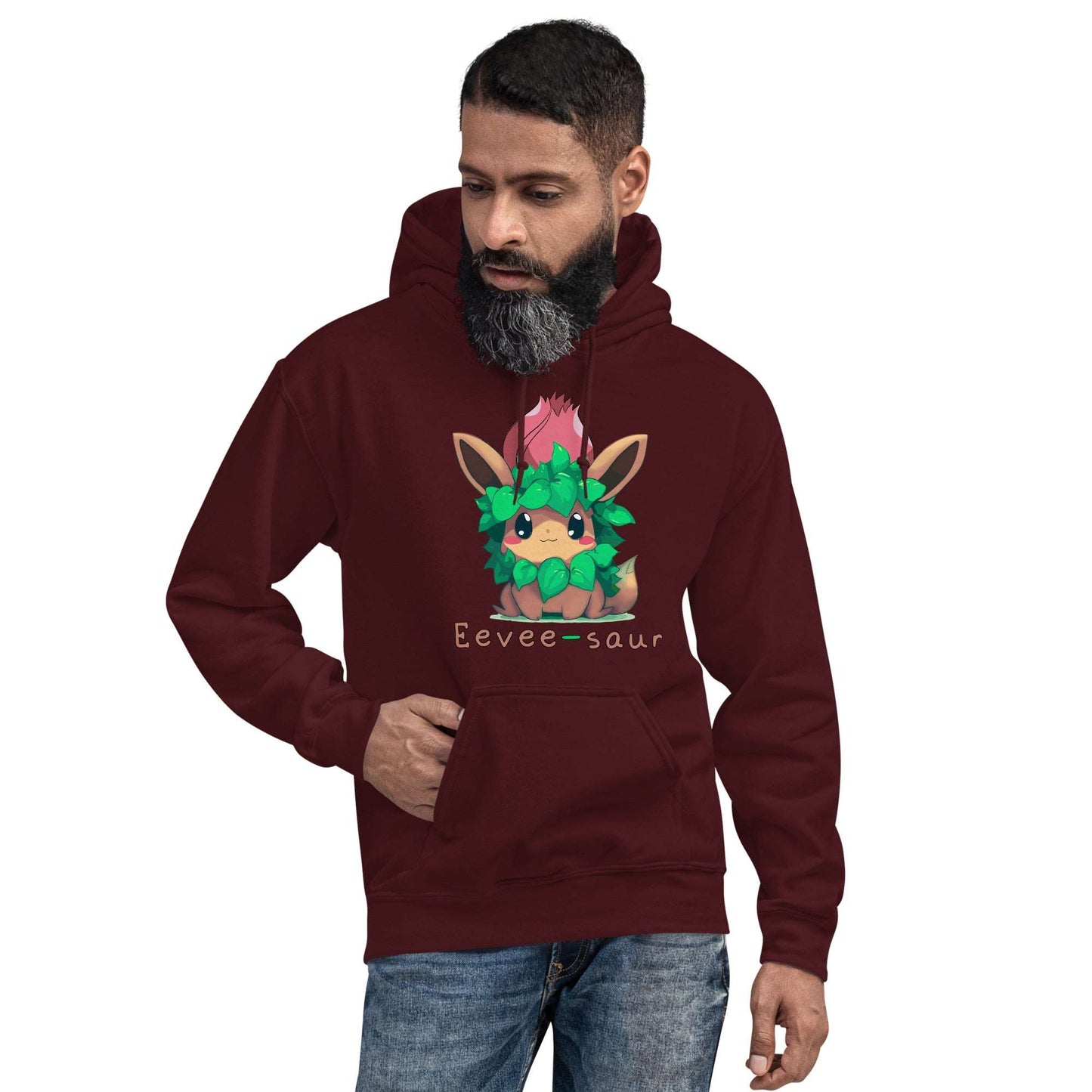 Eevee-saur Transformation: Playful Pokemon Hoodie
