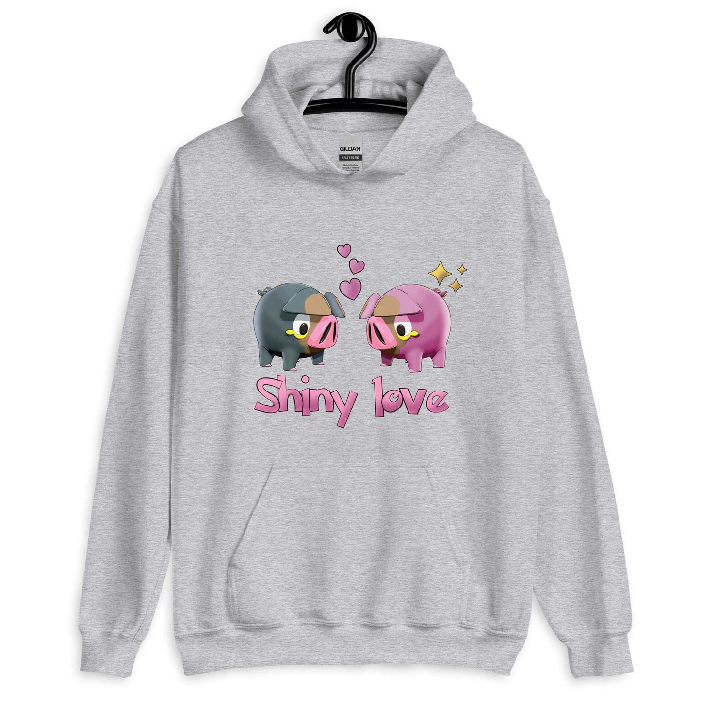 Shiny Love, Lechonk Pokemon Unisex Hoodie