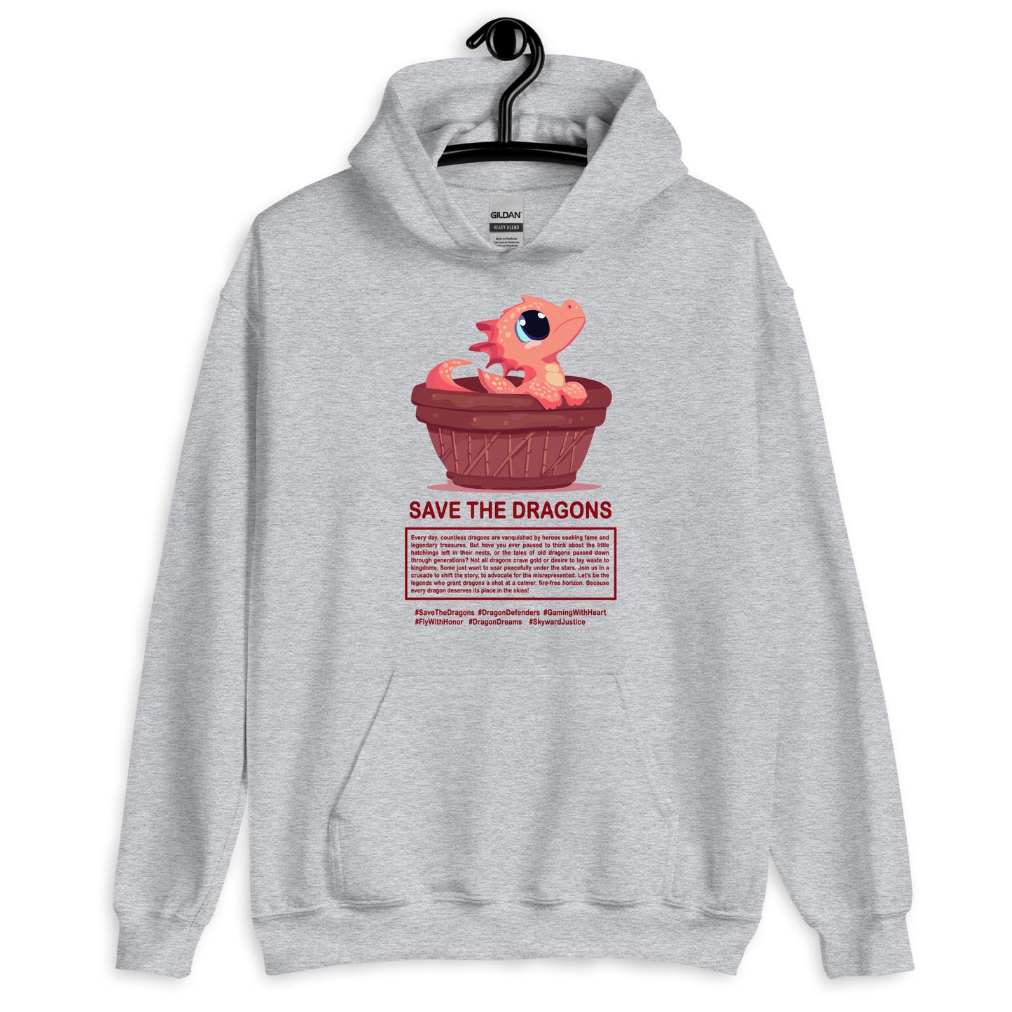 Save the Dragons, Hatchling Advocate Hoodie for Gamers