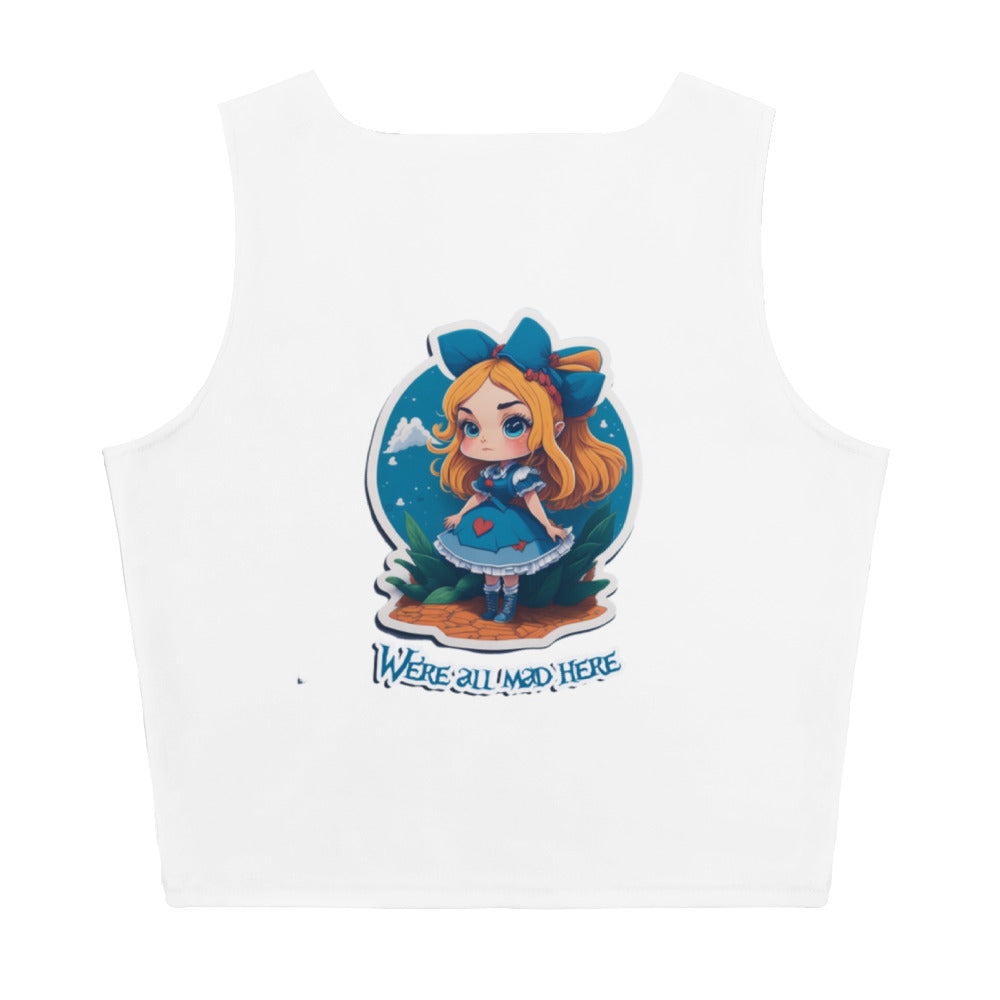 Crop Top Alice in Wonderland