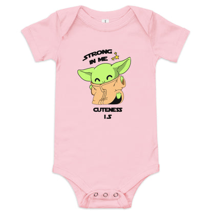 Baby short sleeve Yoda