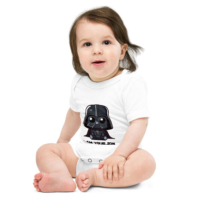 Baby short sleeve one piece Dark Vader