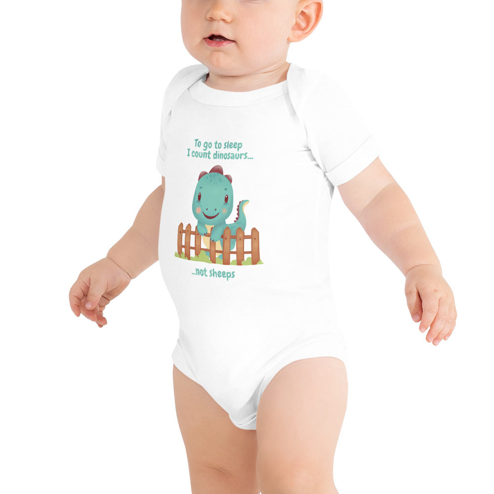 Baby short sleeve one piece Dinosaurs