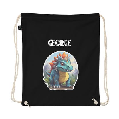 Organic cotton bag Triceratops