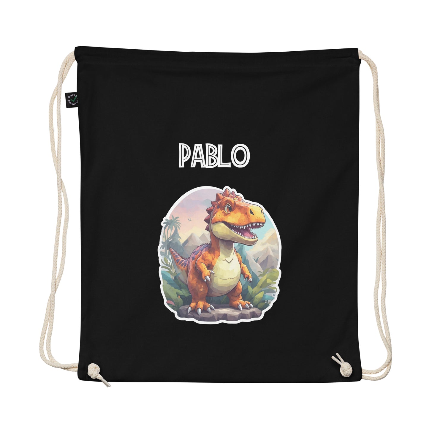 Organic cotton bag T-rex