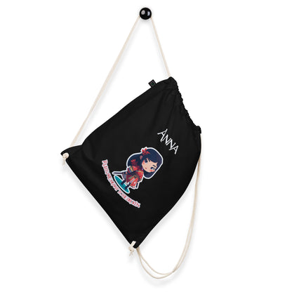 Organic cotton drawstring bag Mulan