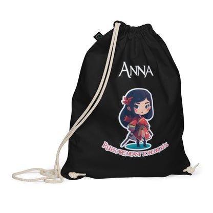 Organic cotton drawstring bag Mulan