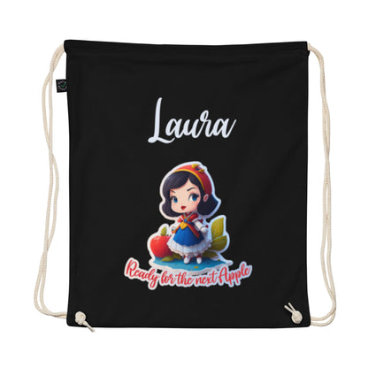 Organic cotton drawstring bag Blancanieves