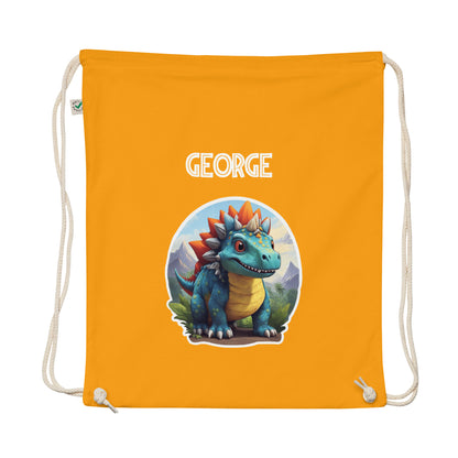 Organic cotton bag Triceratops