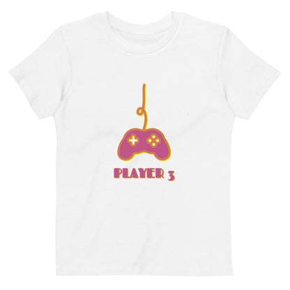 Organic cotton kids t-shirt Player 3