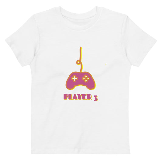 Organic cotton kids t-shirt Player 3