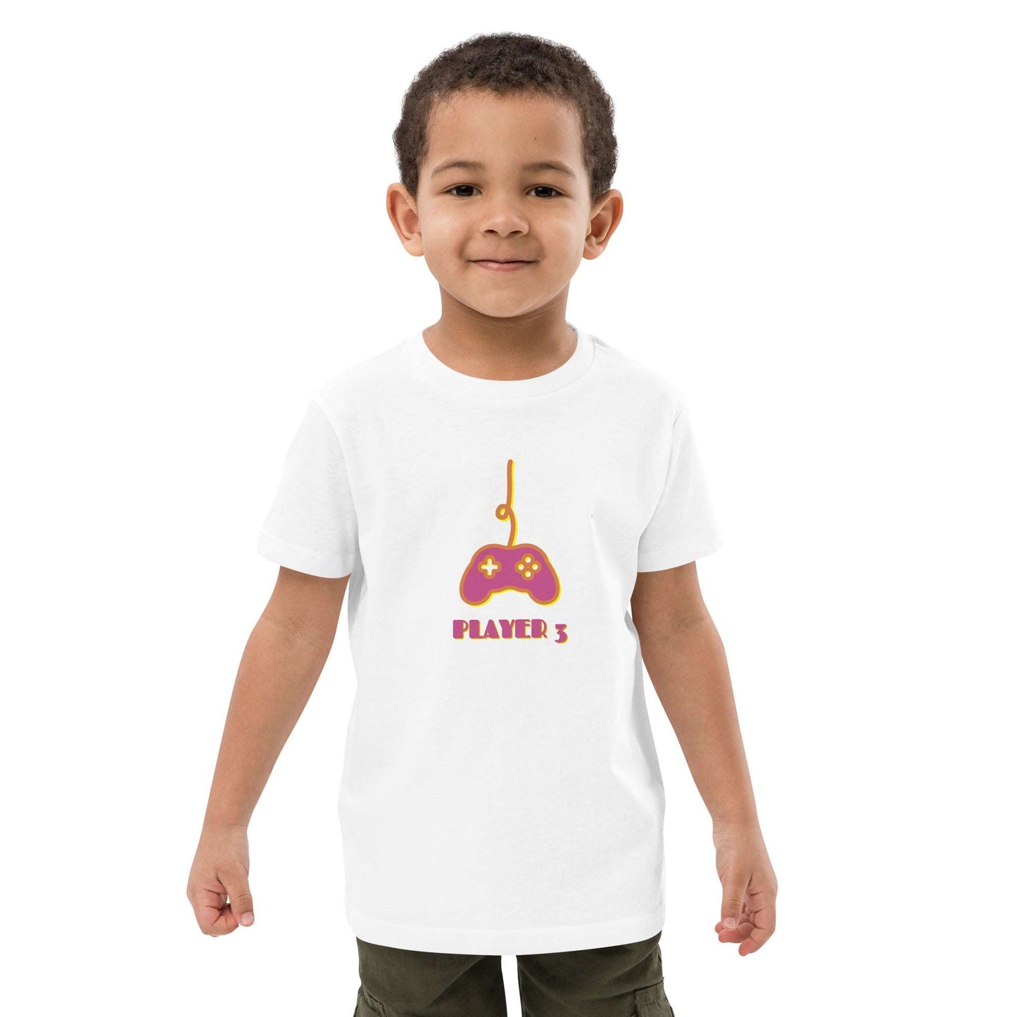 Organic cotton kids t-shirt Player 3