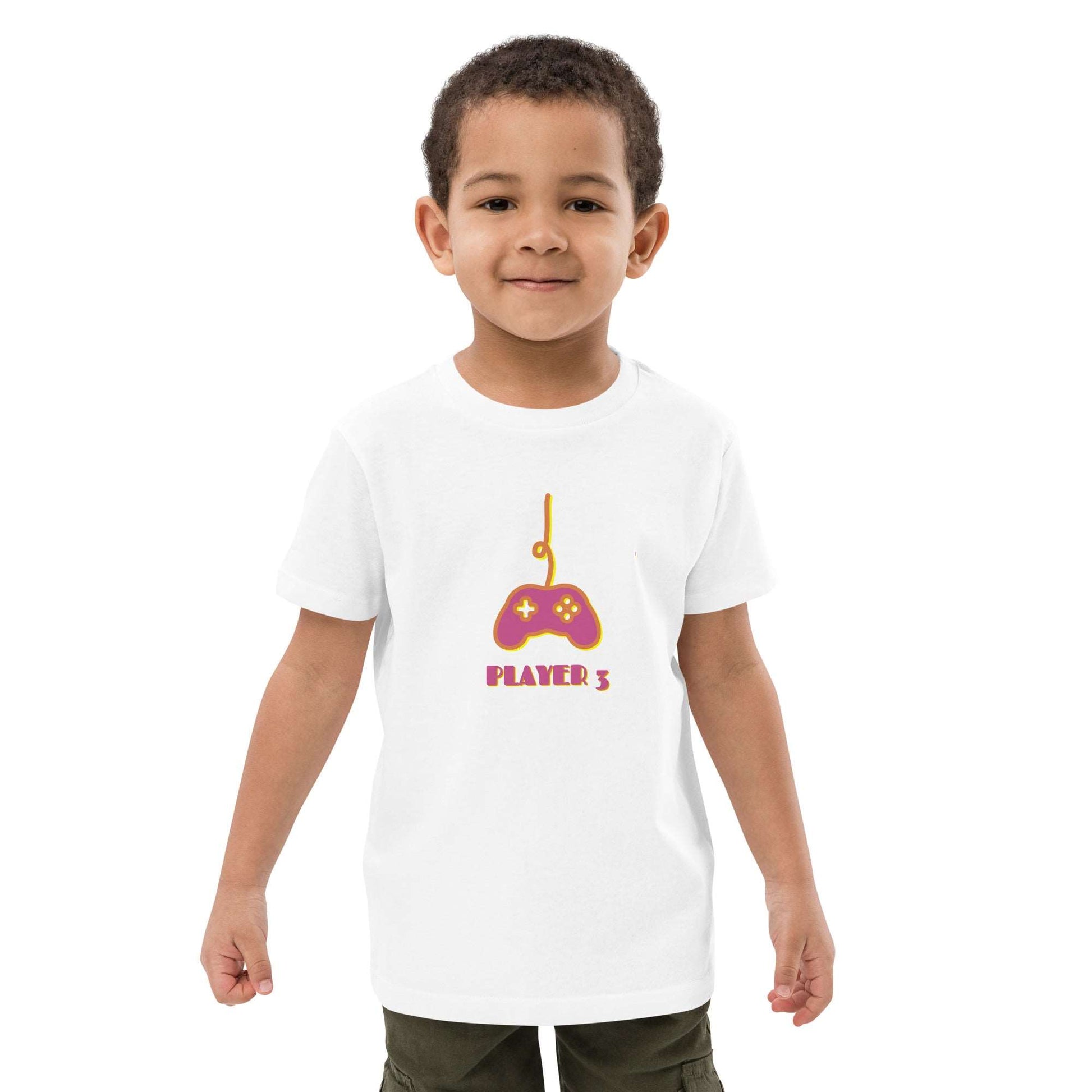 Organic cotton kids t-shirt Player 3