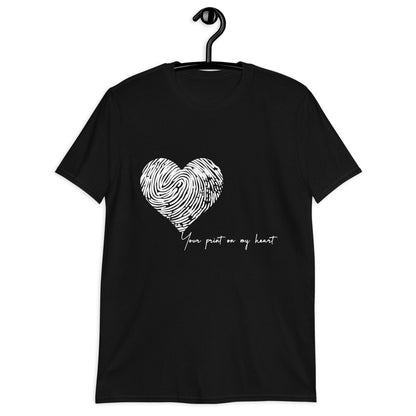 Customizable unisex T-shirt Finger Print