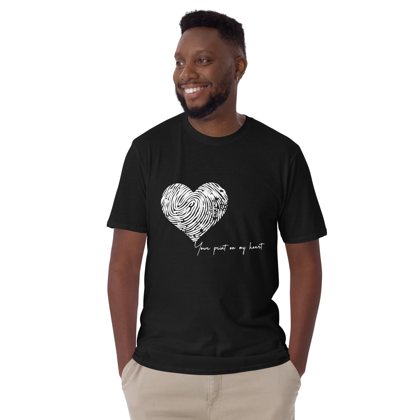 Customizable unisex T-shirt Finger Print