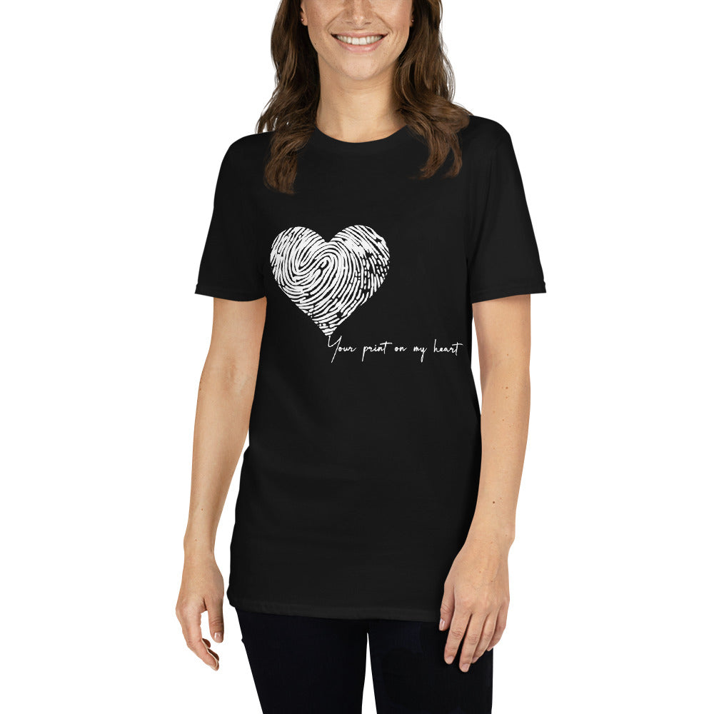 Customizable unisex T-shirt Finger Print