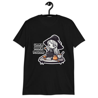 Hocus Pocus Potions Tee with Witch Illustration