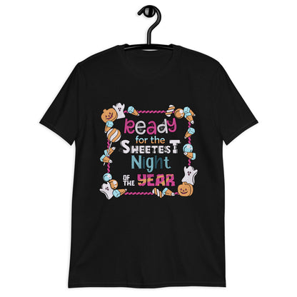 Sweetest Night Delights Tee: Halloween Candy Galore