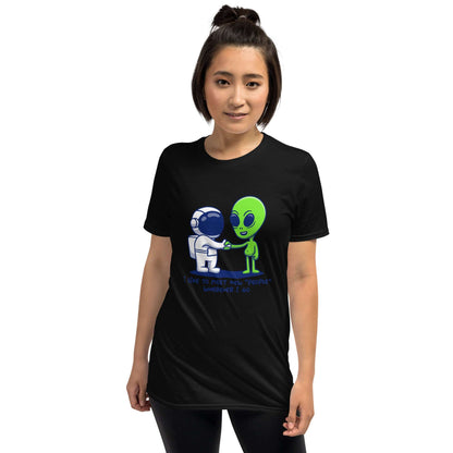 Astronaut and alien, Space T shirt