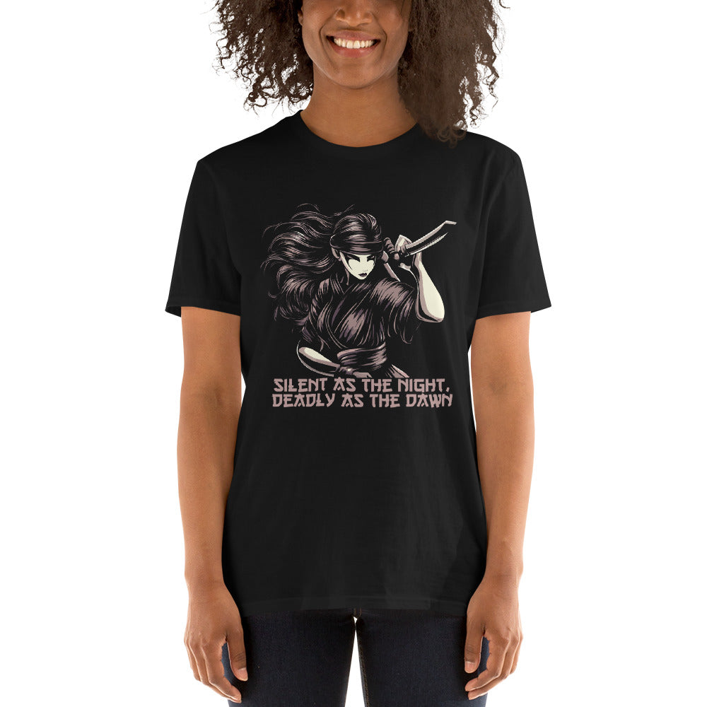 Silent as the Night, Deadly as the Dawn - Samurai Warrior Shirt