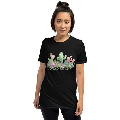 Succ It Up! Succulent Cactus Illustration T Shirt