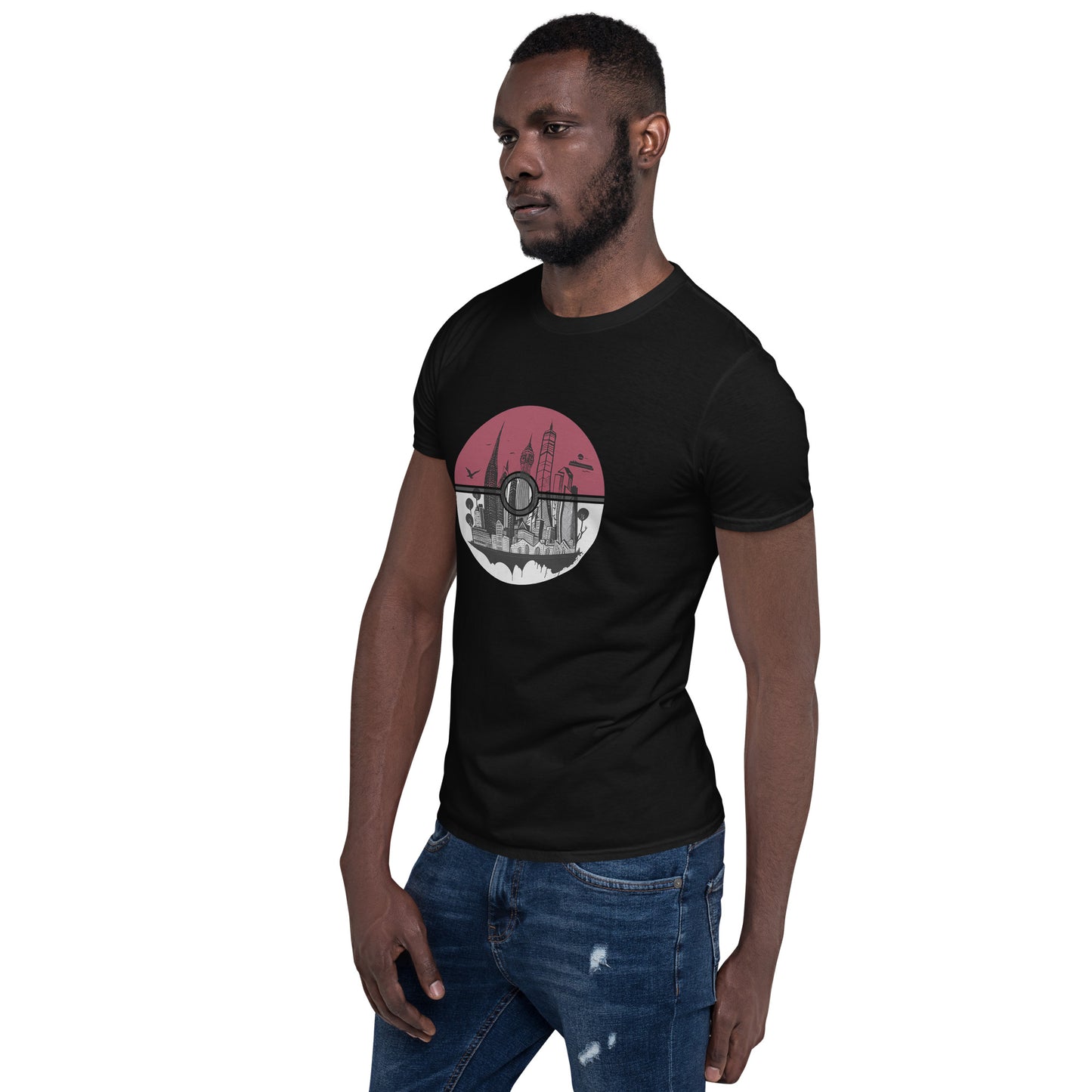 Short-Sleeve Unisex T-Shirt London Pokeball