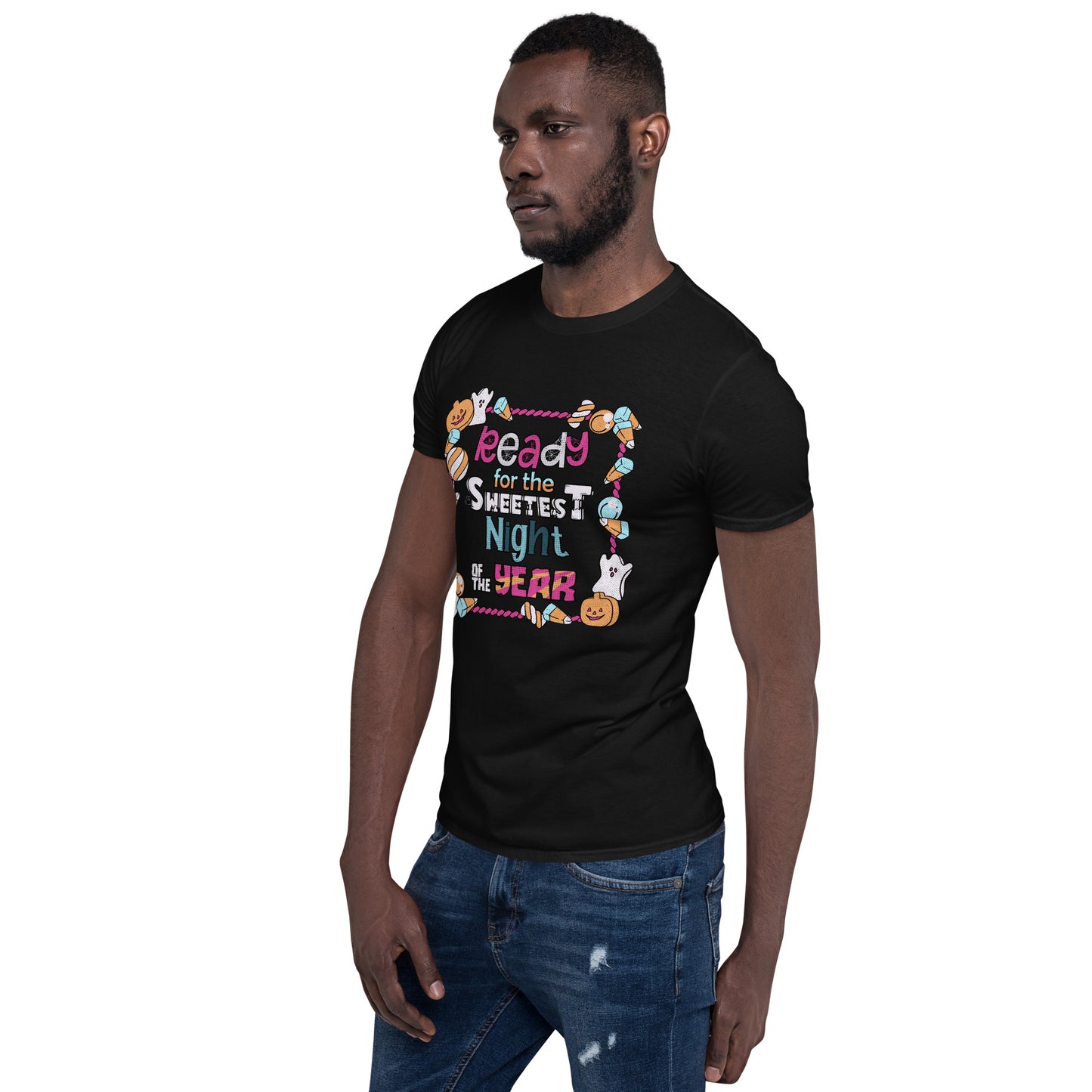 Sweetest Night Delights Tee: Halloween Candy Galore