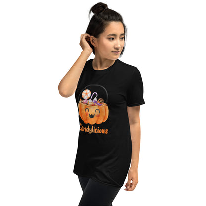 Candylicious Pumpkin Treats Tee: Halloween's Sweet Delight