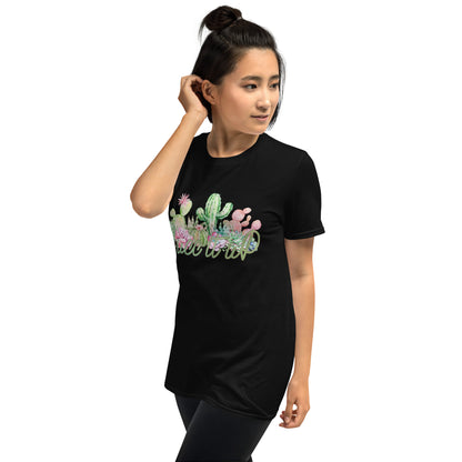 Succ It Up! Succulent Cactus Illustration T Shirt